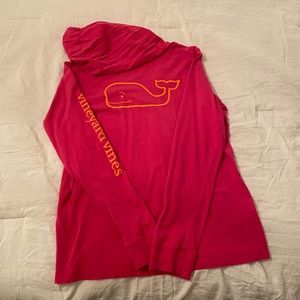 Hooded Drawstring Vineyard Vines Long Sleeve Shirt